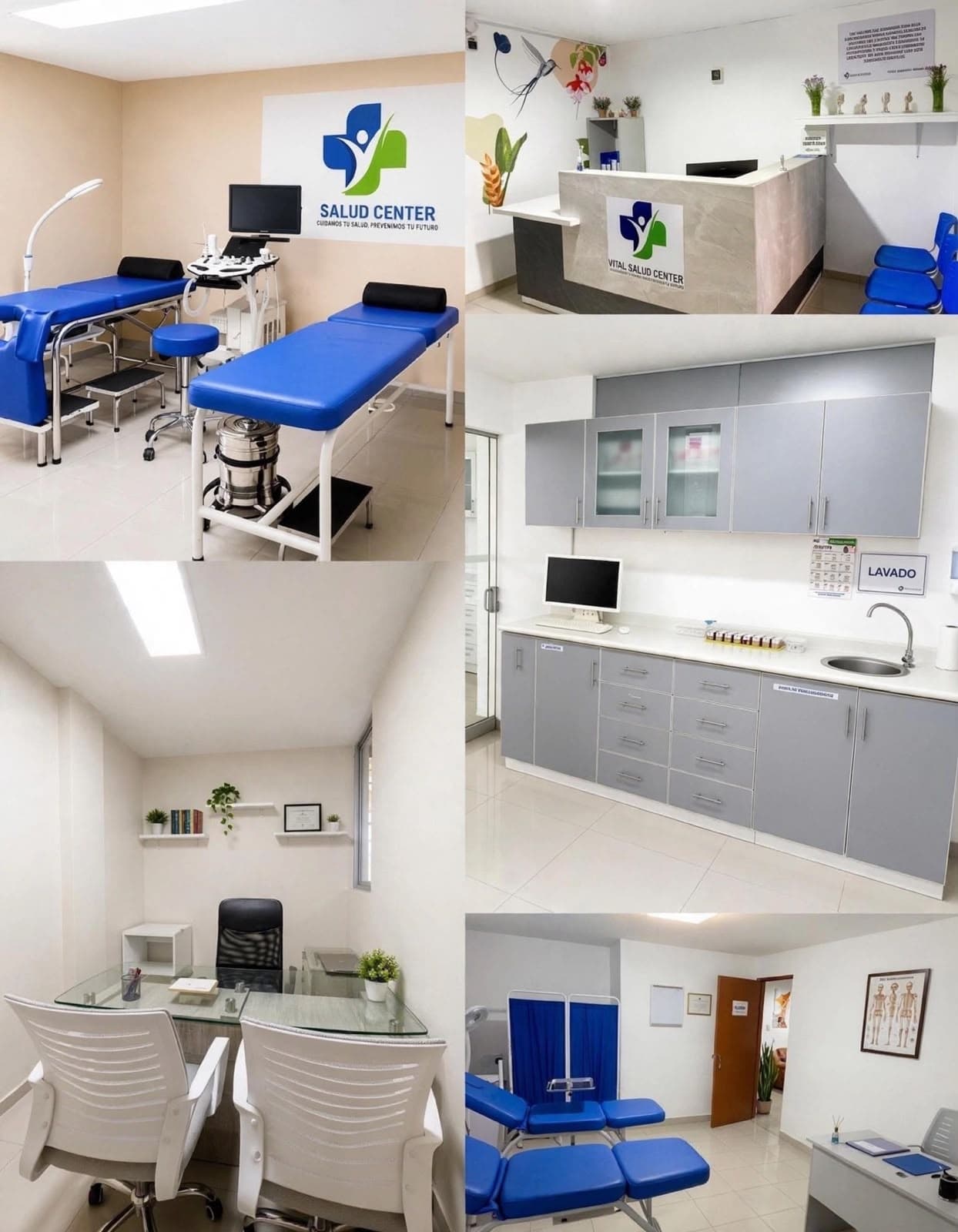 Instalaciones modernas y consulta médica de Vital Salud